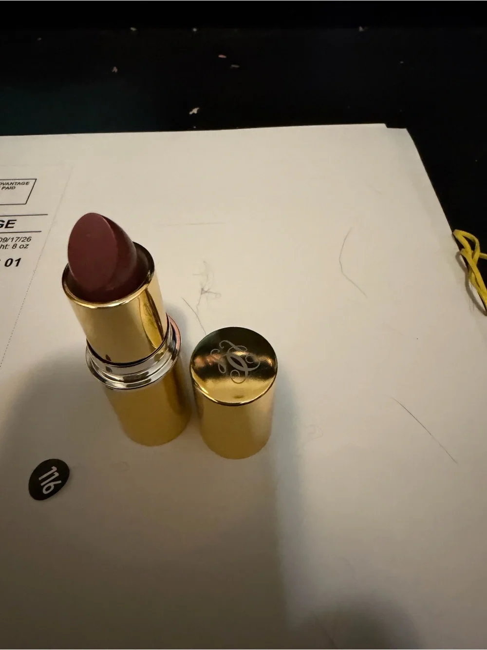 Guerlain Gold-Tube Mauve Cream Lipstick - Estée Lauder Inspired